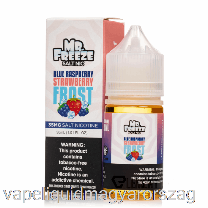 Kék Razz Eper Frost - Mr Fagyasztott Só - 30 Ml 35 Mg Vape E Cigi